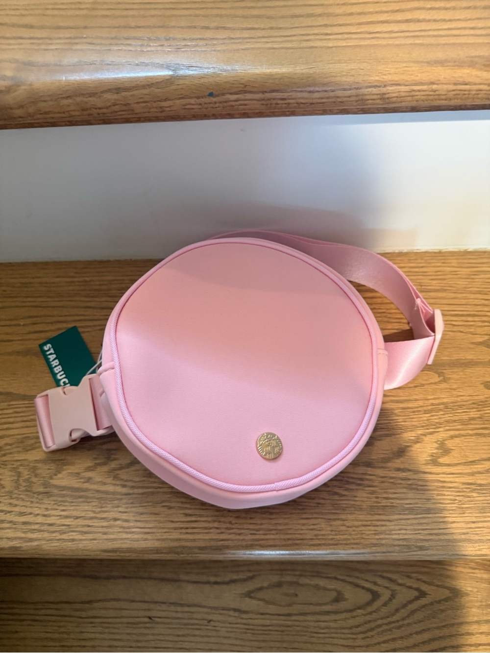Starbucks Pink Collection Round Crossbody Belt Bag